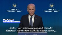 Biden: Kapitol-Unruhen einer der 