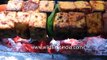 Paneer Tikka, Paneer Roll roasting _ North Indian street food preparation