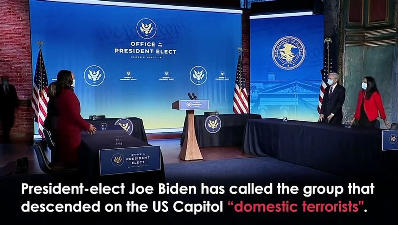 Biden Slams Insurgents Calling Group “Domestic Terrorists"