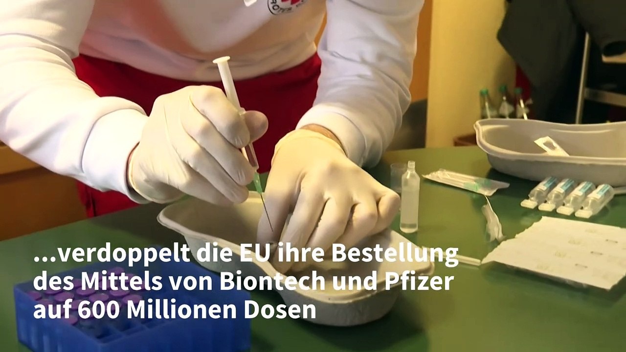 EU sichert sich weitere 300 Millionen Corona-Impfdosen bei Biontech/Pfizer