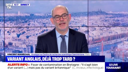 Les dernières analyses des eaux usées en Ile-de-France témoignent d'une "remontée" de la circulation du Covid, selon le Pr Vincent Maréchal