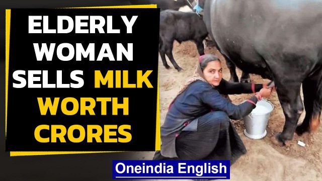 Gujarat: Elderly woman earns crores by selling milk | Oneindia News