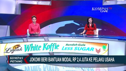 Presiden Jokowi Beri Bantuan Modal Rp 2,4 Juta untuk Pelaku UMKM