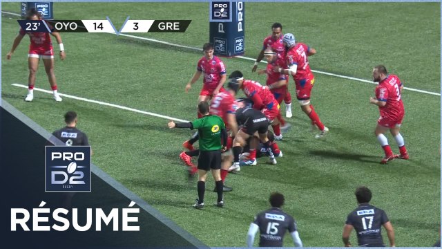 PRO D2 - Résumé Oyonnax Rugby-FC Grenoble Rugby: 27-35 - J15 - Saison 2020/2021