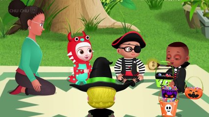மழை மழை குழந்தைகளுடன் ஹாலோவீன் பாடல் போ- ChuChu TV Nursery Rhymes & Kids Songs