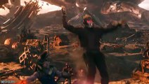 Thanos Vs Avengers - Fight Scene - Thanos Throws Moon - Avengers Infinity War