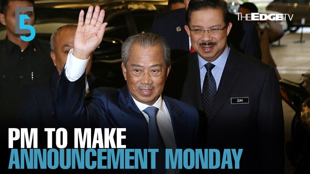 EVENING 5: PM to announce Covid-19 measures Monday