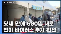 신규 확진 닷새 만에 600명 대로...변이 바이러스 추가 확인 / YTN