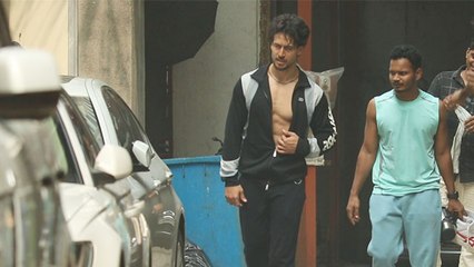 Tiger Shroff spotted outside Gym for workout session | FilmiBeat