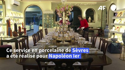 Un service de table de Napoléon, estimé entre 350.000 et 450.000 £, en vente à Londres