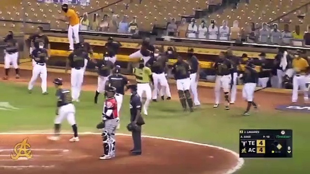 Jonrón de Johan Camargo da triunfo Águilas Cibaeñas sobre los Toros del Este