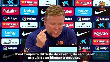 Ronald Koeman déclare sa flamme à Ousmane Dembélé