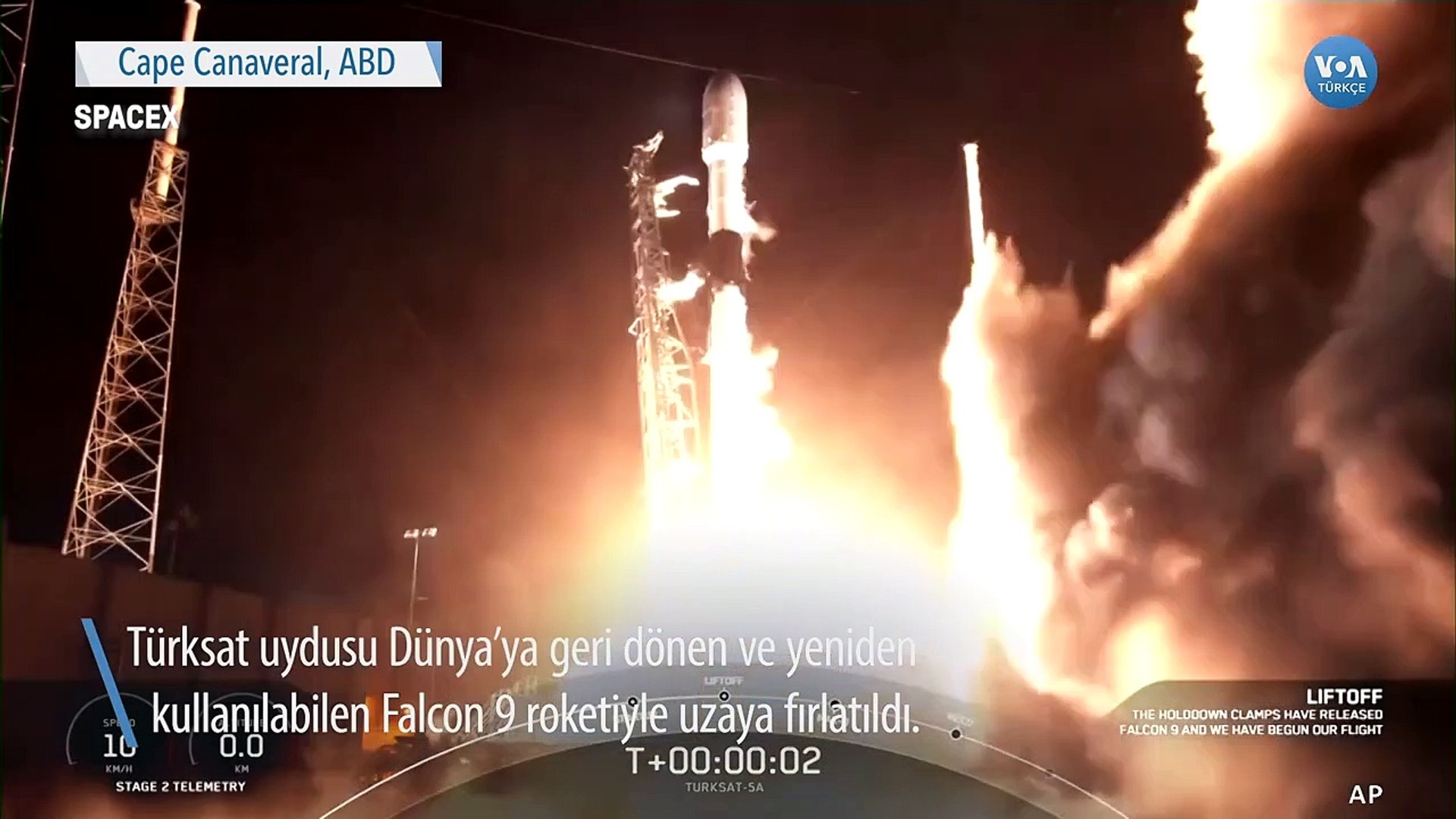 SpaceX has successfully launched a new Falcon 9 rocket, Türksat Uydusunu, from Vandenberg Air Force 