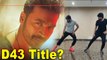 D43 Title Revealed? Dhanush, Malavika Mohanan Movie pooja - Filmibeat Tamil
