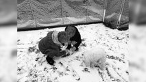 Sara Carbonero disfruta con sus hijos de un día en la nieve