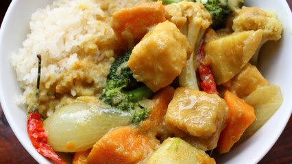 Vegan Sweet Potato Curry Has A Little Something For Everyone