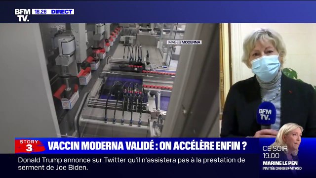 Vaccin: Les livraisons de Moderna devraient arriver dès le début de la semaine prochaine , selon la présidente du collège de la Haute autorité de Santé