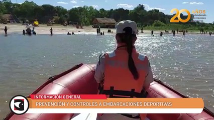 Prevención y controles a embarcaciones deportivas