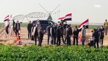 الرئيس السيسى يتفقد مشروع مستقبل مصر للإنتاج الزراعي