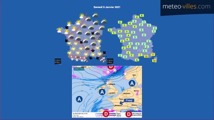 bulletin meteo du vendredi 8 janvier 2021