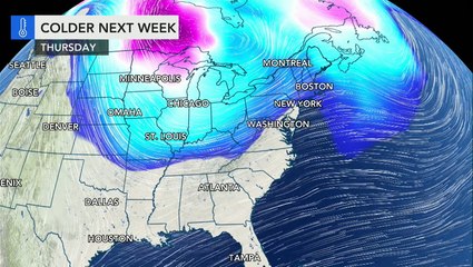 Rounds of Arctic air to chill much of US