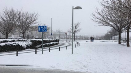 España enfrenta la nevada de mayor magnitud de los últimos 50 años