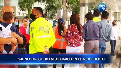 Se descubren pruebas falsas en aeropuerto de Guayaquil