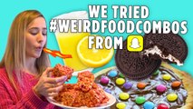 We Tried 10 of the Craziest #WeirdFoodCombos | We Tried It | Allrecipes.com