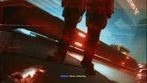 Ciberpunk 2077, gameplay español 5, El ataque del terrorista Spider Murphy Johnny -Keanu Reaves-