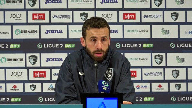 Après HAC - Valenciennes (0-2), réactions d'Alexandre Bonnet