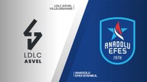LDLC ASVEL Villeurbanne - Anadolu Efes Istanbul Highlights | Turkish Airlines EuroLeague, RS Round 18