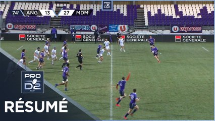 PRO D2 - Résumé SA XV Charente-Stade Montois: 20-27- J15 - Saison 2020/2021