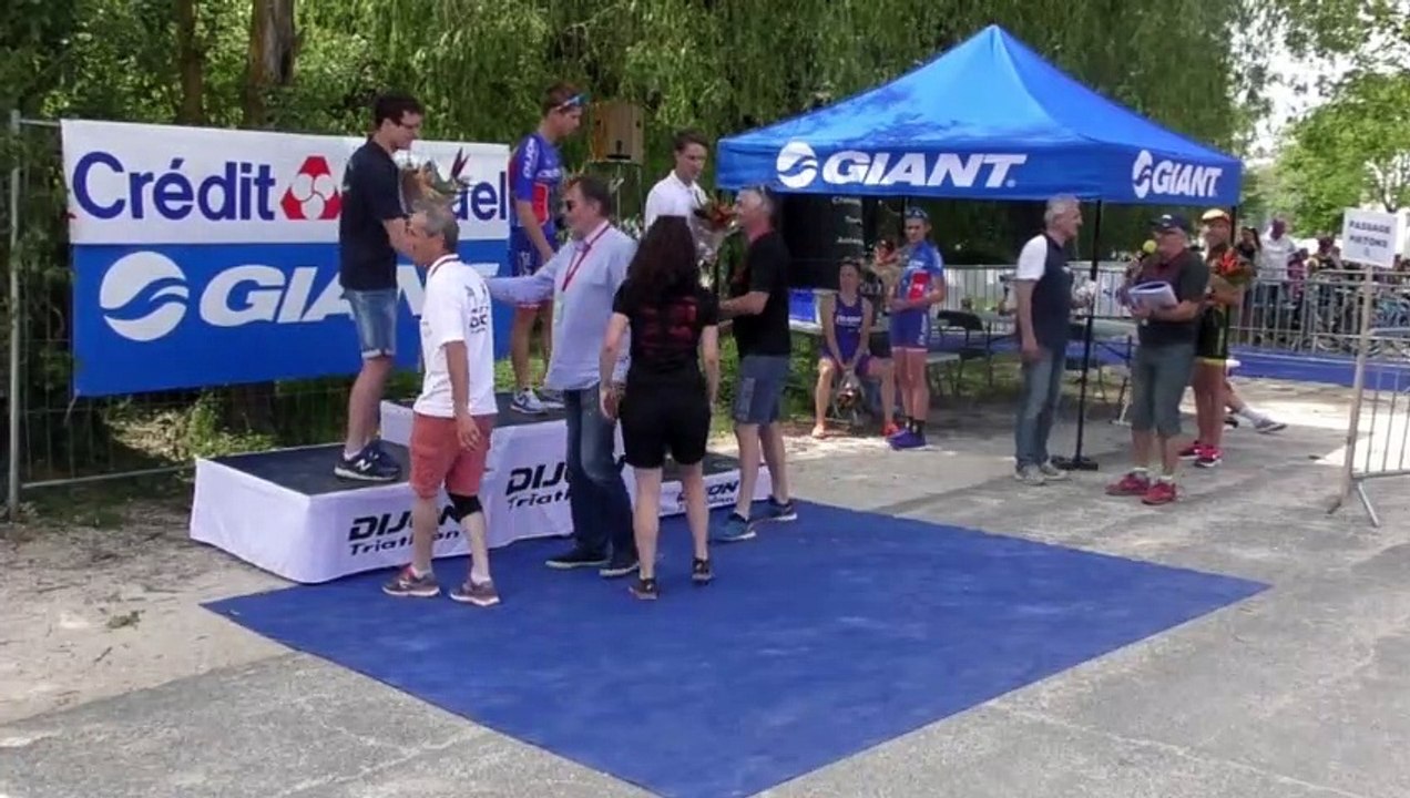 Triathlon de Dijon 2018 : Remise des prix du samedi
