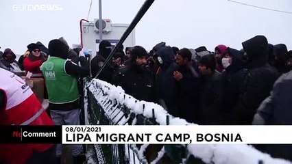 Migrantes na Bósnia enfrentam nova onda invernal