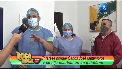 La hija de Carlos José Matamoros se somete a una cirugía estética