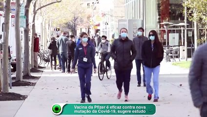 Vacina da Pfizer é eficaz contra nova mutação da Covid-19, sugere estudo