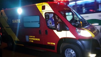 Adolescente é atendido pelo Siate na Rua Flamingo, no Bairro Floresta