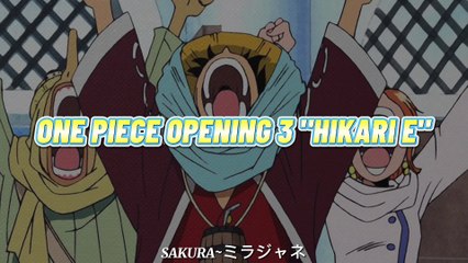 ONE PIECE OPENING 3 SUBTITULADO AL ESPAÑOL