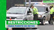 Medidas de restricción para el puente festivo de Reyes