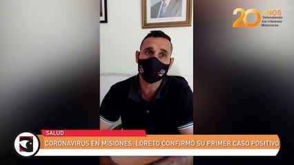 Coronavirus en Misiones Loreto confirmó su primer caso positivo