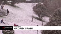 Madrid und weite Teile von Spanien versinken im Schnee