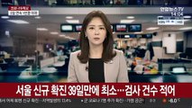 서울 신규 확진 39일만에 최소…검사 건수 적어