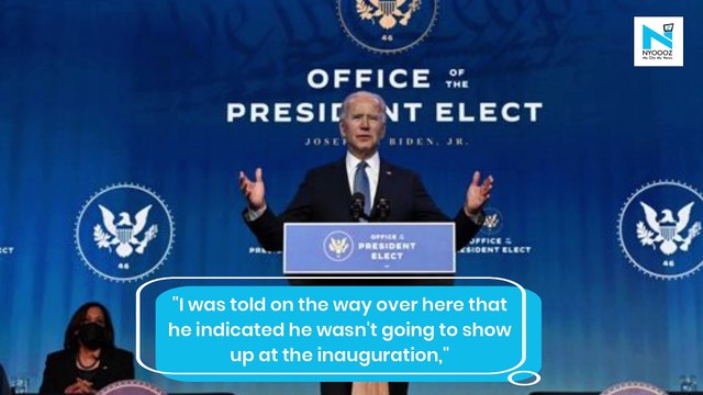 It's a good thing , Joe Biden on Trump not attending inauguration