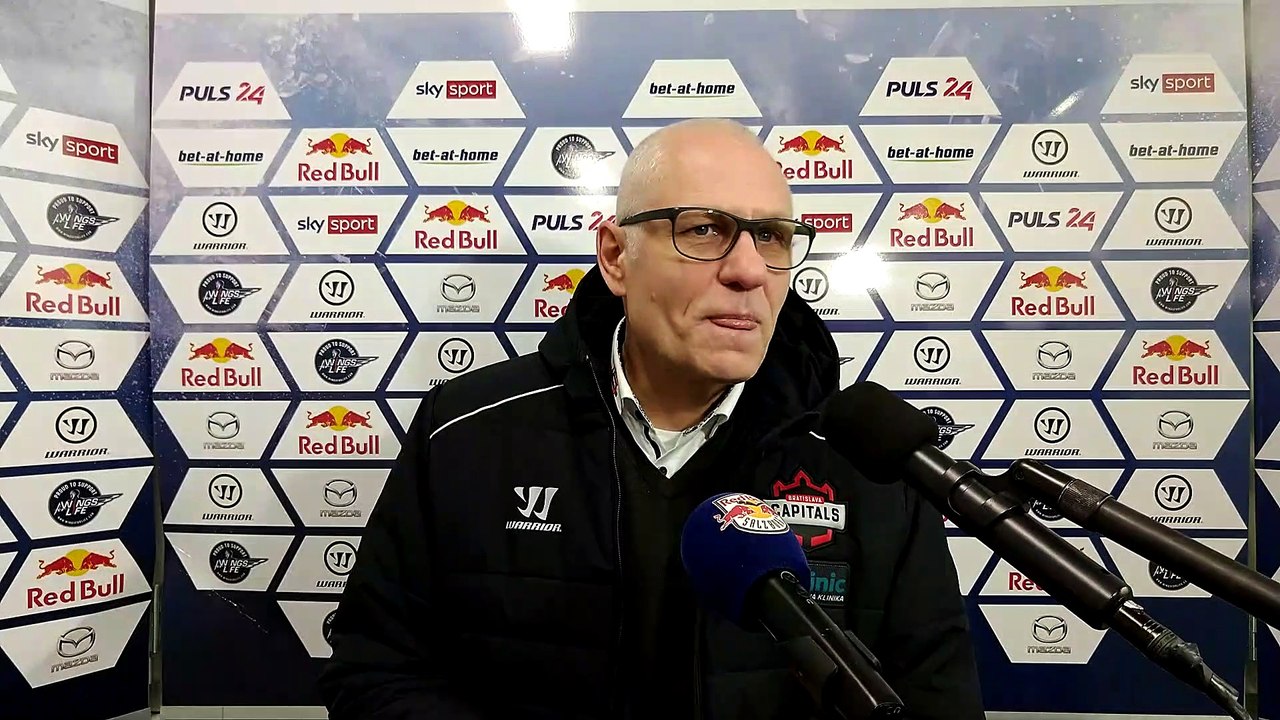 09.01.21: Headcoach Draisaitl (Bratislava) nach knapper Niederlage in Salzburg