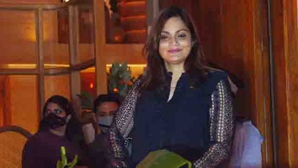Alvira Agnihotri spotted at Bastian Worli for dinner | FilmiBeat