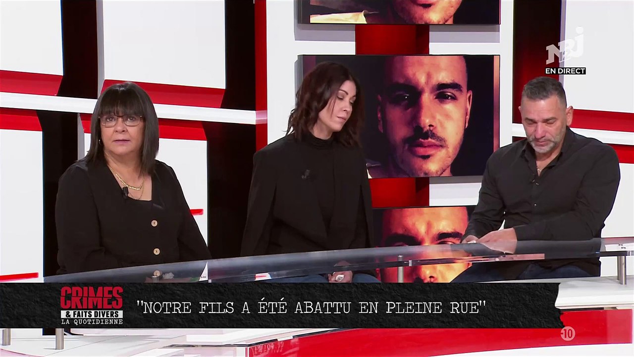 Les téléspectateurs bouleversés par le témoignage de la famille du jeune Axel, abattu gratuitement, dans la quotidienne de "Crimes et Faits Divers" hier sur NRJ12
