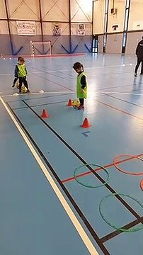 Premier entrainement au gymnase pour nos U6U7