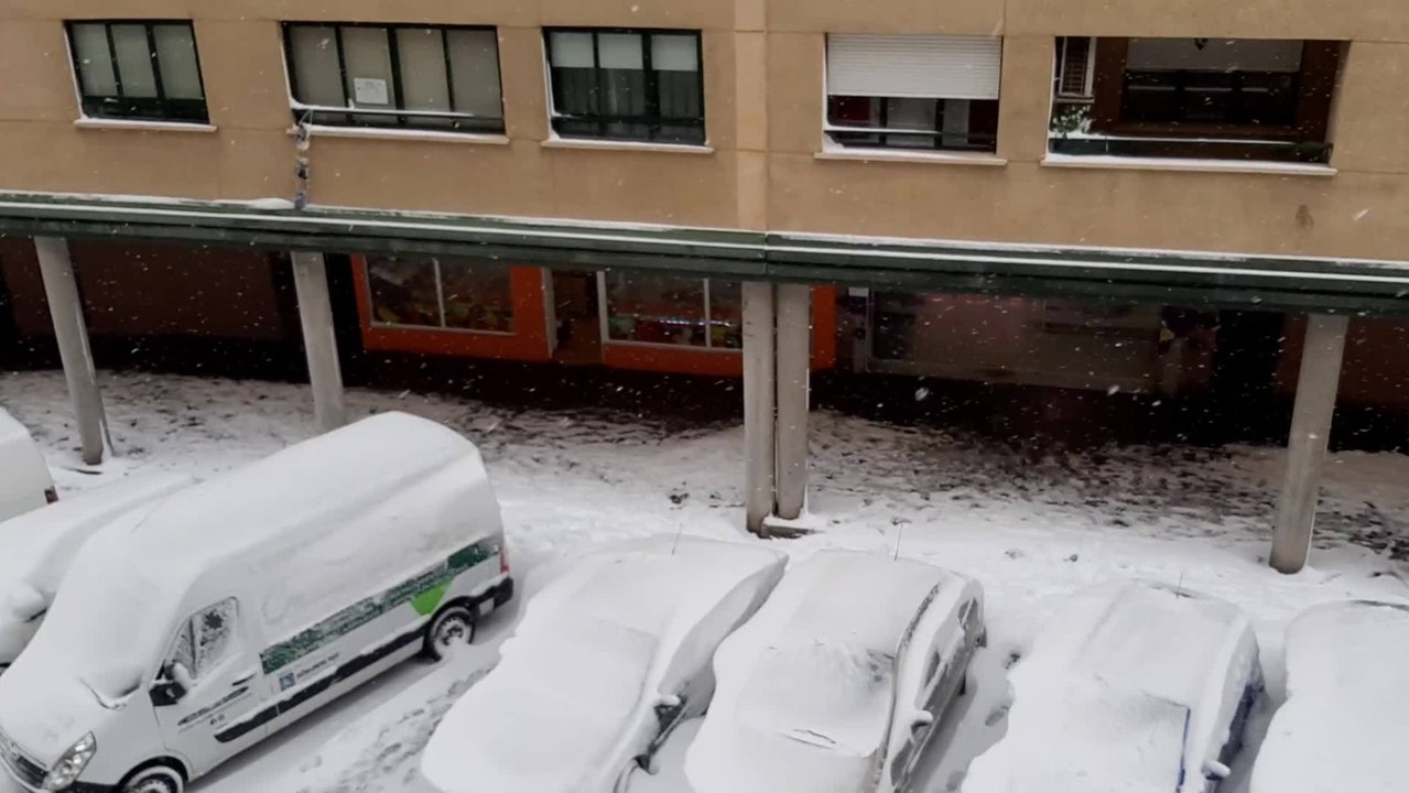 Alcalá de Henares vive una nevada histórica