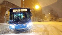 Madrid et le centre l'Espagne paralysés par la neige