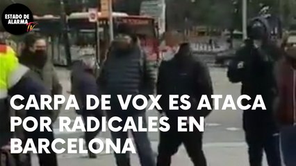 Download Video: RADICALES INCREPAN a SIMPATIZANTES de VOX en BARCELONA